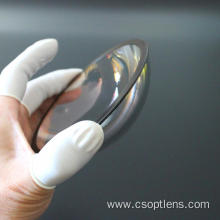 120 mm Diameter Glass dome lens edge blackened